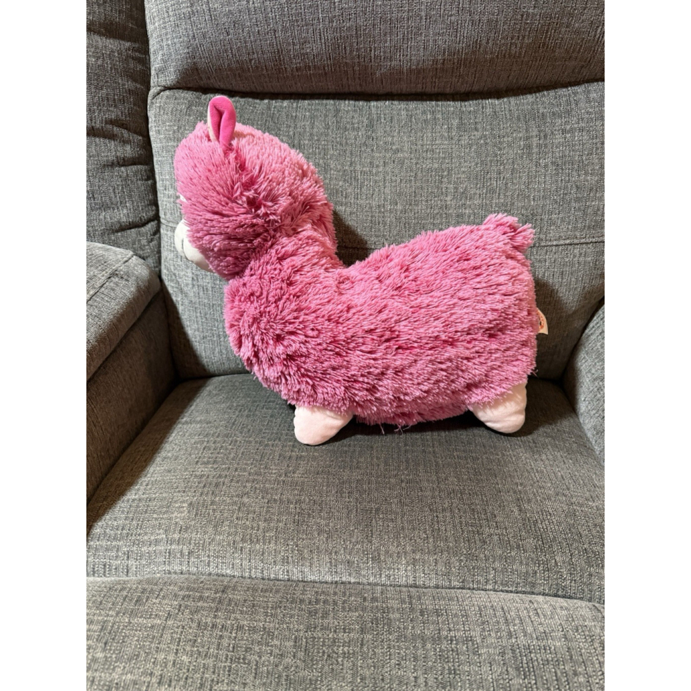 Peek a Boo Toys Pink Dolly Liana Alpaca Soft Plush Stuffed - Picture 3 of 7